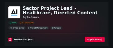 “AlphaSense Appoints New Sector Project Lead for Healthcare, Enhancing Directed Content Strategy” | News