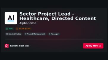 “AlphaSense Appoints New Sector Project Lead for Healthcare, Enhancing Directed Content Strategy” | News