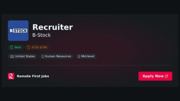 B-Stock Solutions Seeks Recruiter to Manage Full-Cycle Recruiting Across Multiple Roles | News