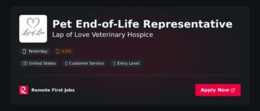 “Lap of Love Veterinary Hospice Expands Services with New Pet End-of-Life Representative to Support Families Through Difficult Transitions” | News