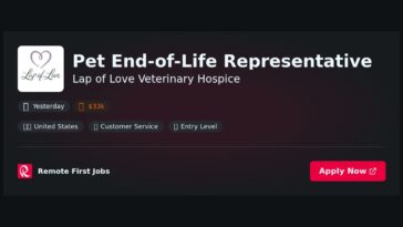 “Lap of Love Veterinary Hospice Expands Services with New Pet End-of-Life Representative to Support Families Through Difficult Transitions” | News
