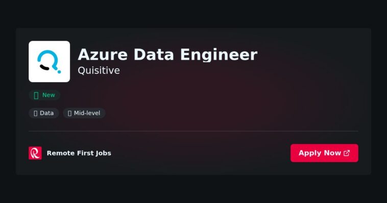“Quisitive Expands Azure Data Engineering Team to Drive Innovative Cloud Solutions” | News