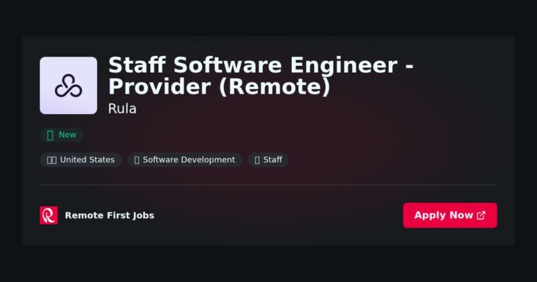 Rula Expands Remote Workforce, Welcomes New Staff Software Engineer for Provider Solutions | News