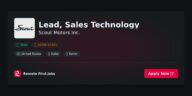 Scout Motors Inc. Seeks Lead for Sales Technology to Drive Electric Vehicle Sales Operations | News