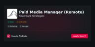 Silverback Strategies Announces Remote Paid Media Manager Position to Enhance Digital Marketing Capabilities | News