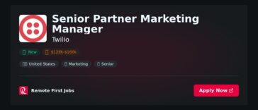 “Twilio Appoints New Senior Partner Marketing Manager to Enhance Strategic Collaborations” | News