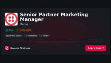 “Twilio Appoints New Senior Partner Marketing Manager to Enhance Strategic Collaborations” | News