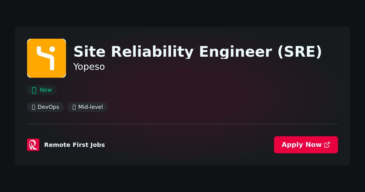 “Yopeso Enhances Service Reliability with New Automation Tools Developed by Site Reliability Engineering Team” | News